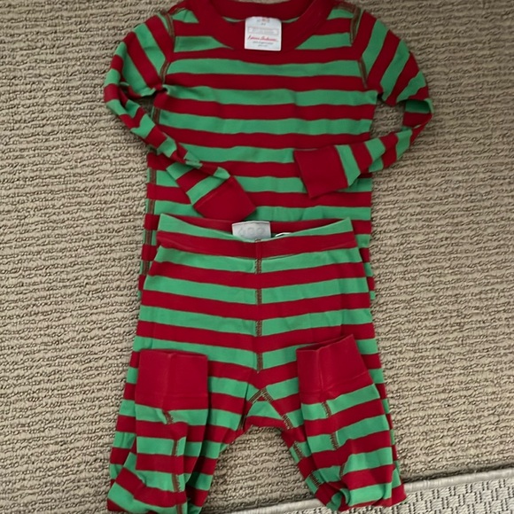 Hanna Andersson - 3T - stripe Christmas pajamas - Picture 1 of 3